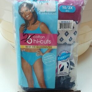 Fruit of the Loom Hi-Cuts Underwear Pack Of 5